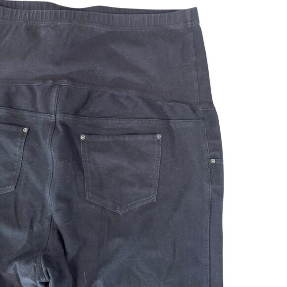 Time & Tru Women's Size XL Black Stretch Panel Maternity Jegging #3583 - Picture 5 of 7
